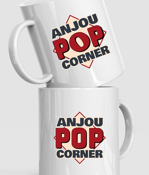 Identité visuelle Anjou Pop Corner – Applications sur supports
